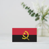 Drapeau des Cartes de visite angolais (Debout devant)
