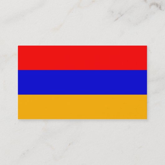 Drapeau des Cartes de visite arméniens (Dos)
