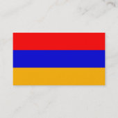 Drapeau des Cartes de visite arméniens (Devant)