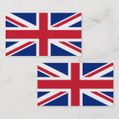 Drapeau des Cartes de visite britanniques (Devant / Derrière)