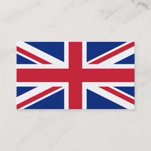 Drapeau des Cartes de visite britanniques (Devant)