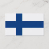 Drapeau des Cartes de visite finlandais (Dos)