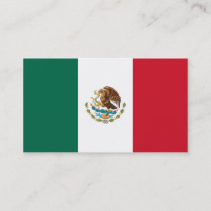 Drapeau des Cartes de visite mexicains
