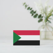 Drapeau des Cartes de visite soudanais (Debout devant)