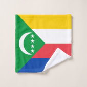 Drapeau des Comores (Gant de toilette)