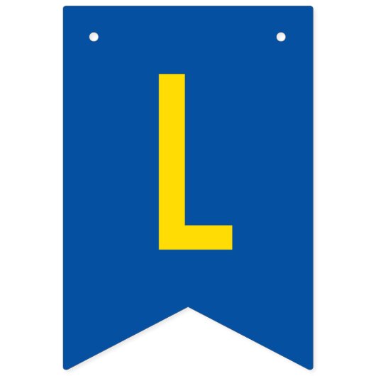 Drapeau des décorations de la fête d'anniversaire (Troisième drapeau)