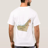 Drapeau des EAU + Carte + T-shirt des textes (Dos)