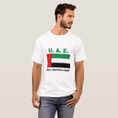 Drapeau des EAU + Carte + T-shirt des textes (Devant entier)