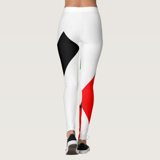 Drapeau des Émirats Arabes Unis Leggings (Dos)