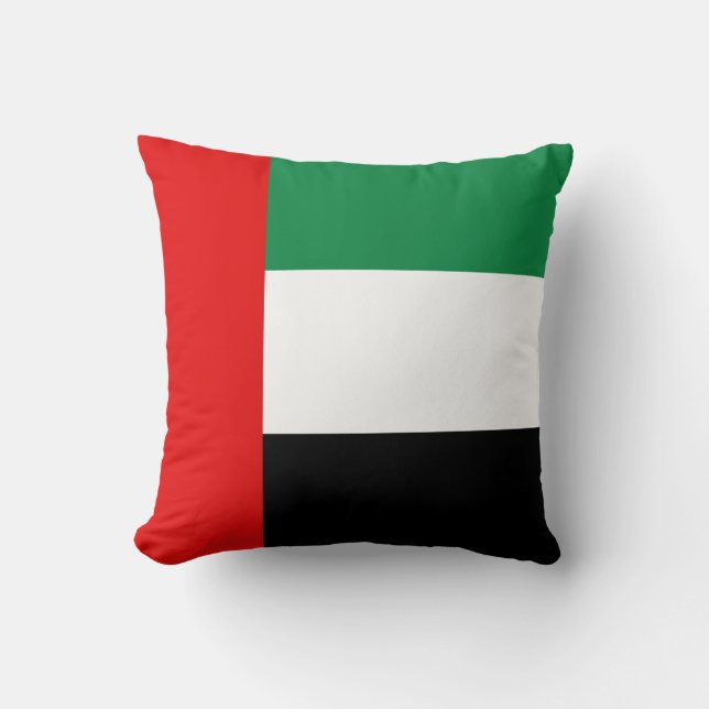 Drapeau des Émirats arabes unis x Coussin à drapea (Recto)