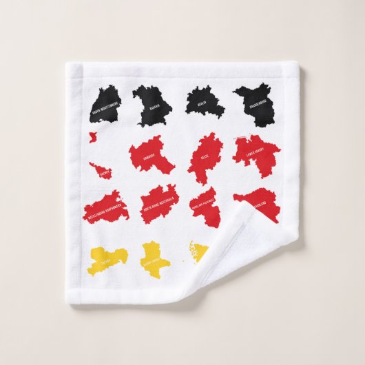 Drapeau des États allemands (Gant de toilette)
