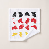 Drapeau des États allemands (Gant de toilette)