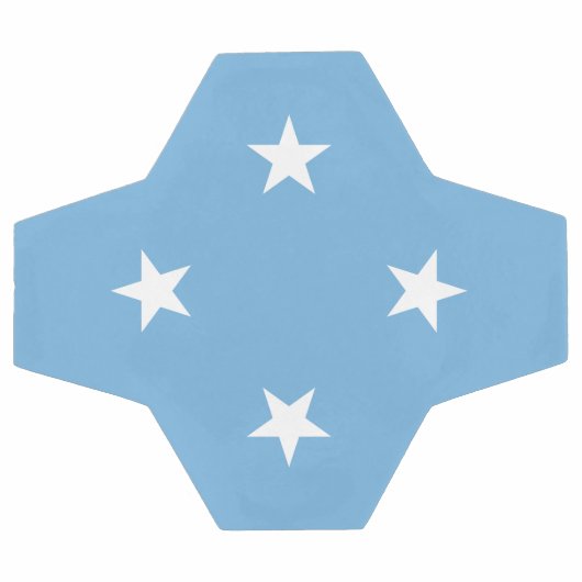 Drapeau des États fédérés de Micronésie (Plat)