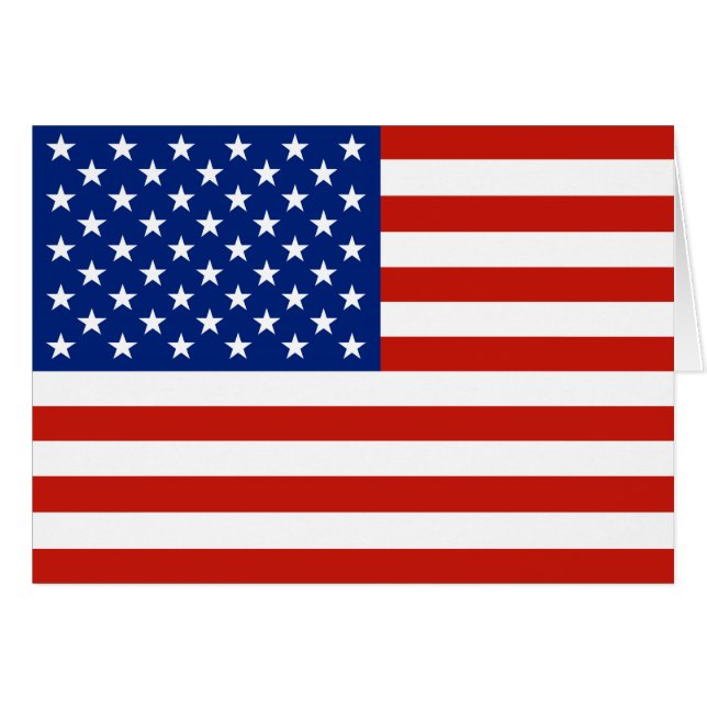 Drapeau des Etats-Unis (Devant horizontal)