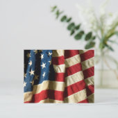 Drapeau des États-Unis d'Amérique - Carte postale (Debout devant)