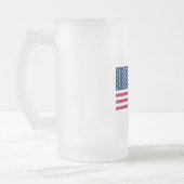 Drapeau des États-Unis de la Mug en verre dépoli (Gauche)
