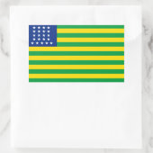 Drapeau des États-Unis du Brésil Stickers (Sac)