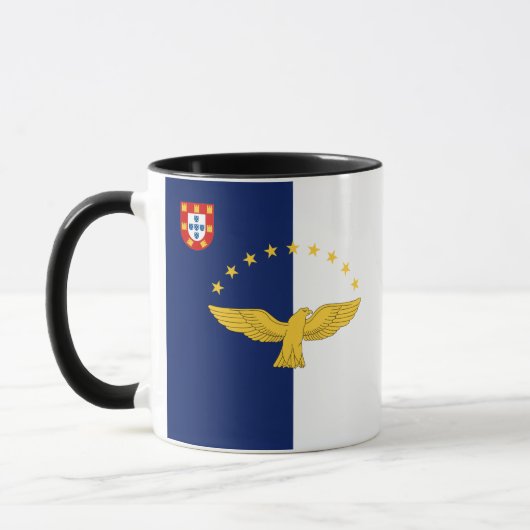 Drapeau des îles Açores Mug (Gauche)