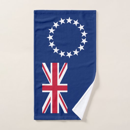 Drapeau des Îles Cook (Serviette à main)