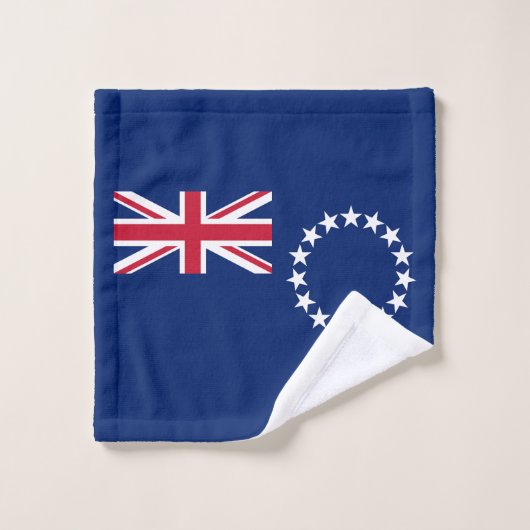 Drapeau des Îles Cook (Gant de toilette)