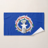 Drapeau des Îles Mariannes du Nord (Serviette à main)