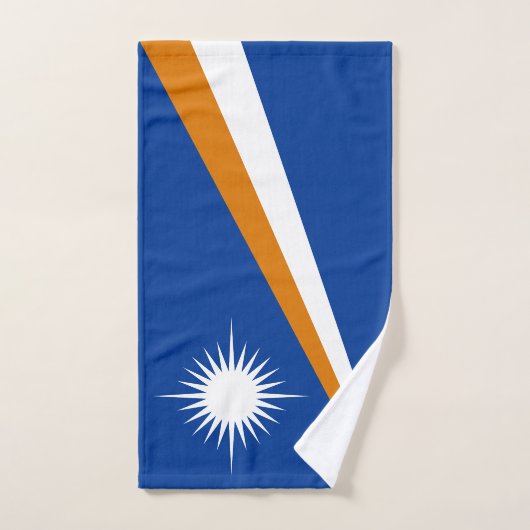 Drapeau des Îles Marshall (Serviette à main)