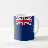 Drapeau des îles Pitcairn Céramique Café Mug (Devant droit)