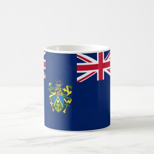 Drapeau des îles Pitcairn Céramique Café Mug (Centre)