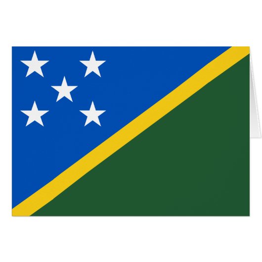 Drapeau des Îles Salomon (Devant horizontal)