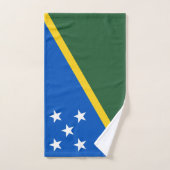 Drapeau des Îles Salomon (Serviette à main)