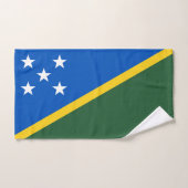 Drapeau des Îles Salomon (Serviette à main)
