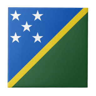 Drapeau des Îles Salomon Carreau de céramique