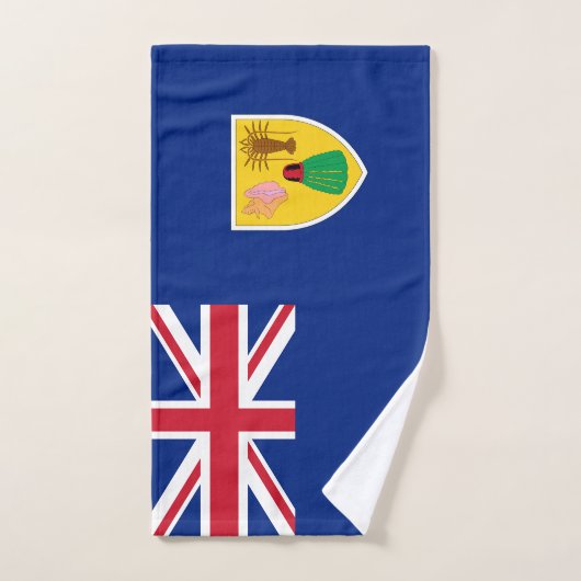 Drapeau des îles Turques et Caïques (Serviette à main)