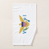 Drapeau des îles Vierges américaines (Serviette à main)