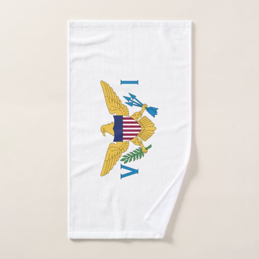 Drapeau des îles Vierges américaines (Serviette à main)