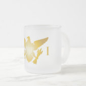 Drapeau des îles Vierges de l'or Mug givré (Devant droit)