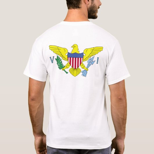 Drapeau des îles Vierges T-Shirt (Dos)