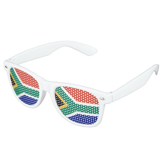Drapeau des lunettes de soleil d'Afrique du Sud (Angulaire)