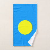 Drapeau des Palaos (Serviette à main)