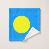 Drapeau des Palaos (Gant de toilette)