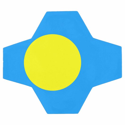 Drapeau des Palaos (Plat)