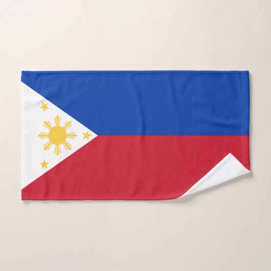 drapeau des Philippines (Serviette à main)