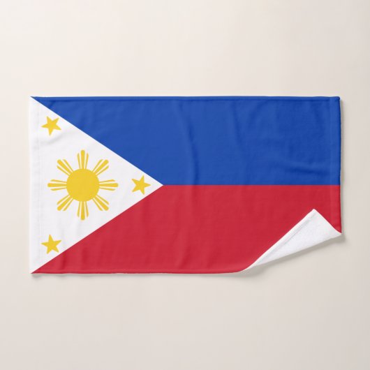 Drapeau des Philippines (Serviette à main)