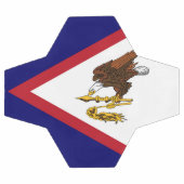 Drapeau des Samoa américaines (Plat)