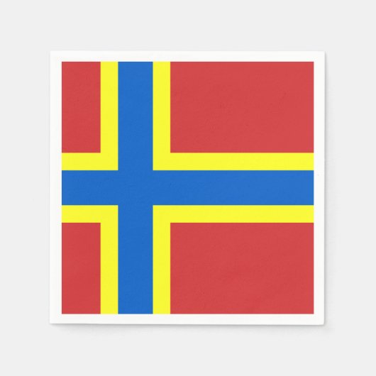 Drapeau des serviettes en papier Orkney (Devant)
