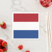 Drapeau des serviettes en papier Pays-Bas (En situation)