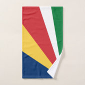 Drapeau des Seychelles (Serviette à main)