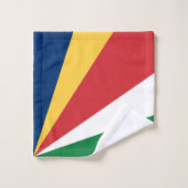Drapeau des Seychelles (Gant de toilette)