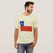 Drapeau des T-shirts du Chili, boutons, (Devant entier)