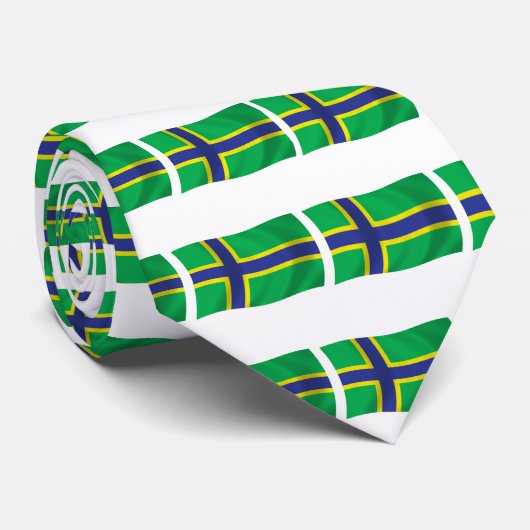 Drapeau des Vepsians Cravate (Roulé)